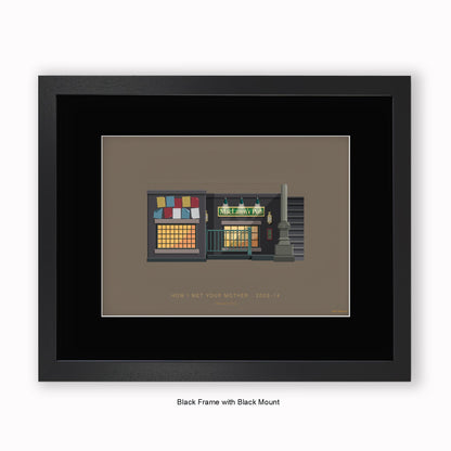 How I Met Your Mother - MacLaren's Pub - Mounted & Framed Art print