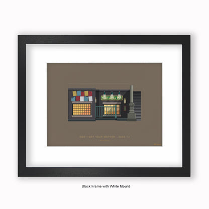 How I Met Your Mother - MacLaren's Pub - Mounted & Framed Art print