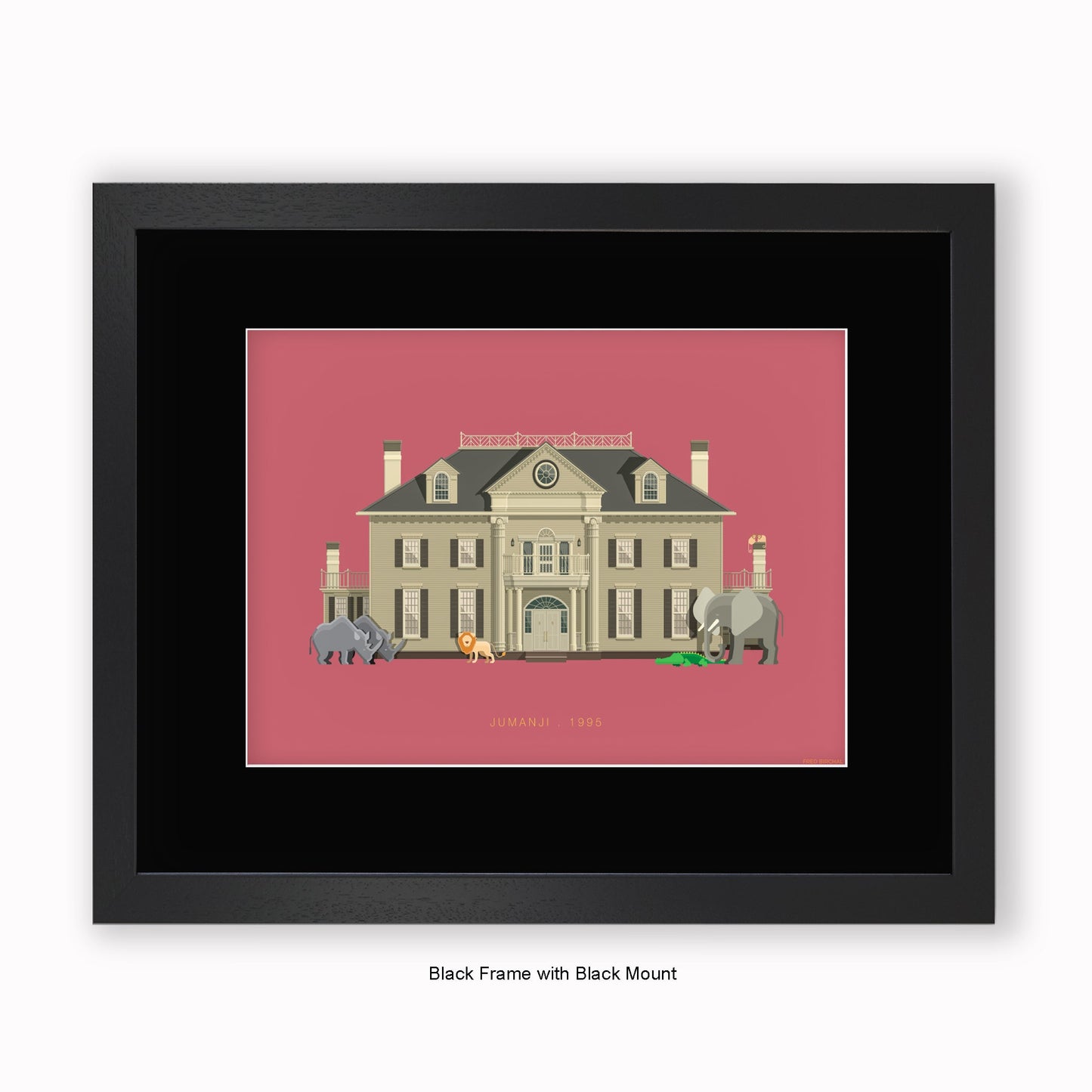 Jumanji - Mounted & Framed Art print