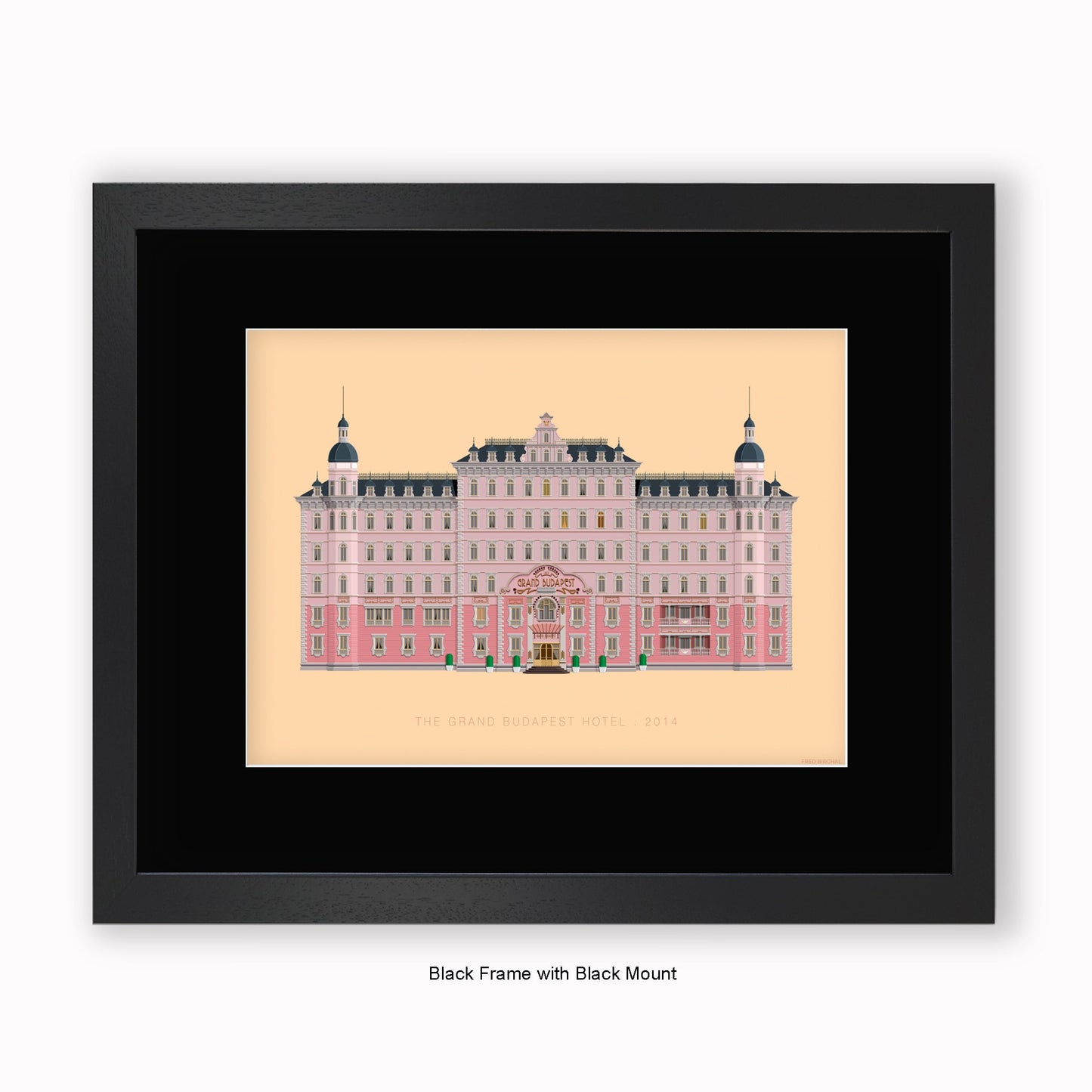 Grand Budapest Hotel - Mounted & Framed Art print