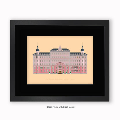 Grand Budapest Hotel - Mounted & Framed Art print