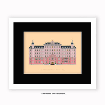 Grand Budapest Hotel - Mounted & Framed Art print