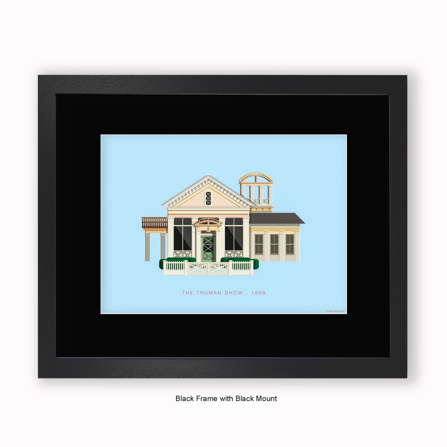 Truman Show - Mounted & Framed Art print