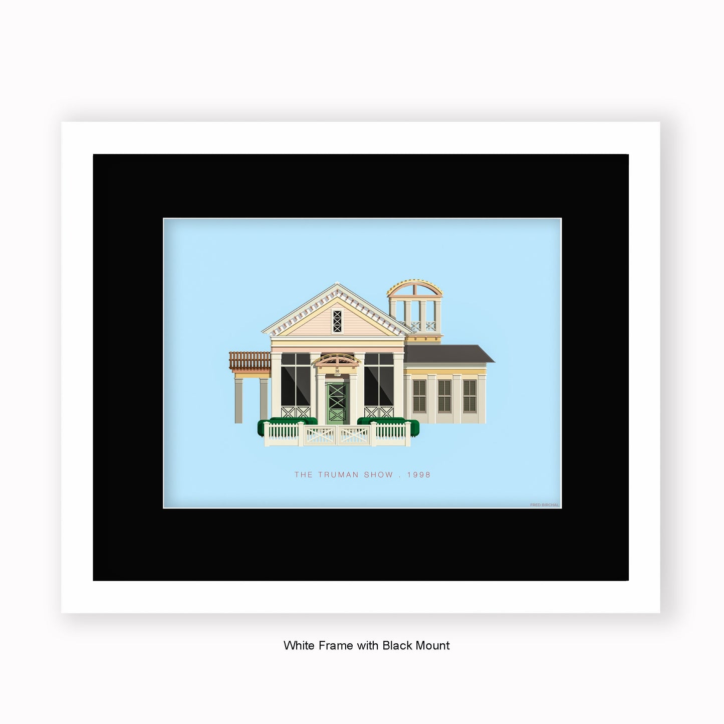 Truman Show - Mounted & Framed Art print