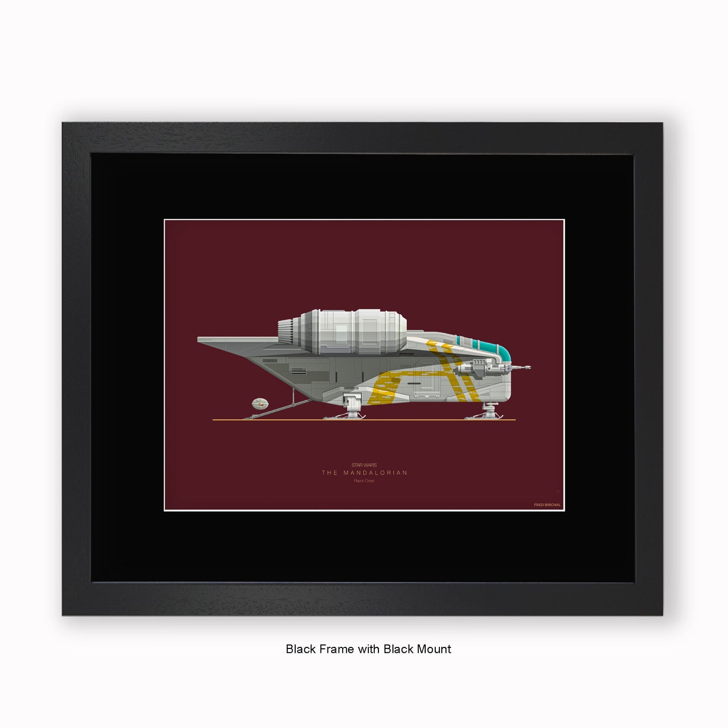 Star Wars - The Mandalorian - Mounted & Framed Art print