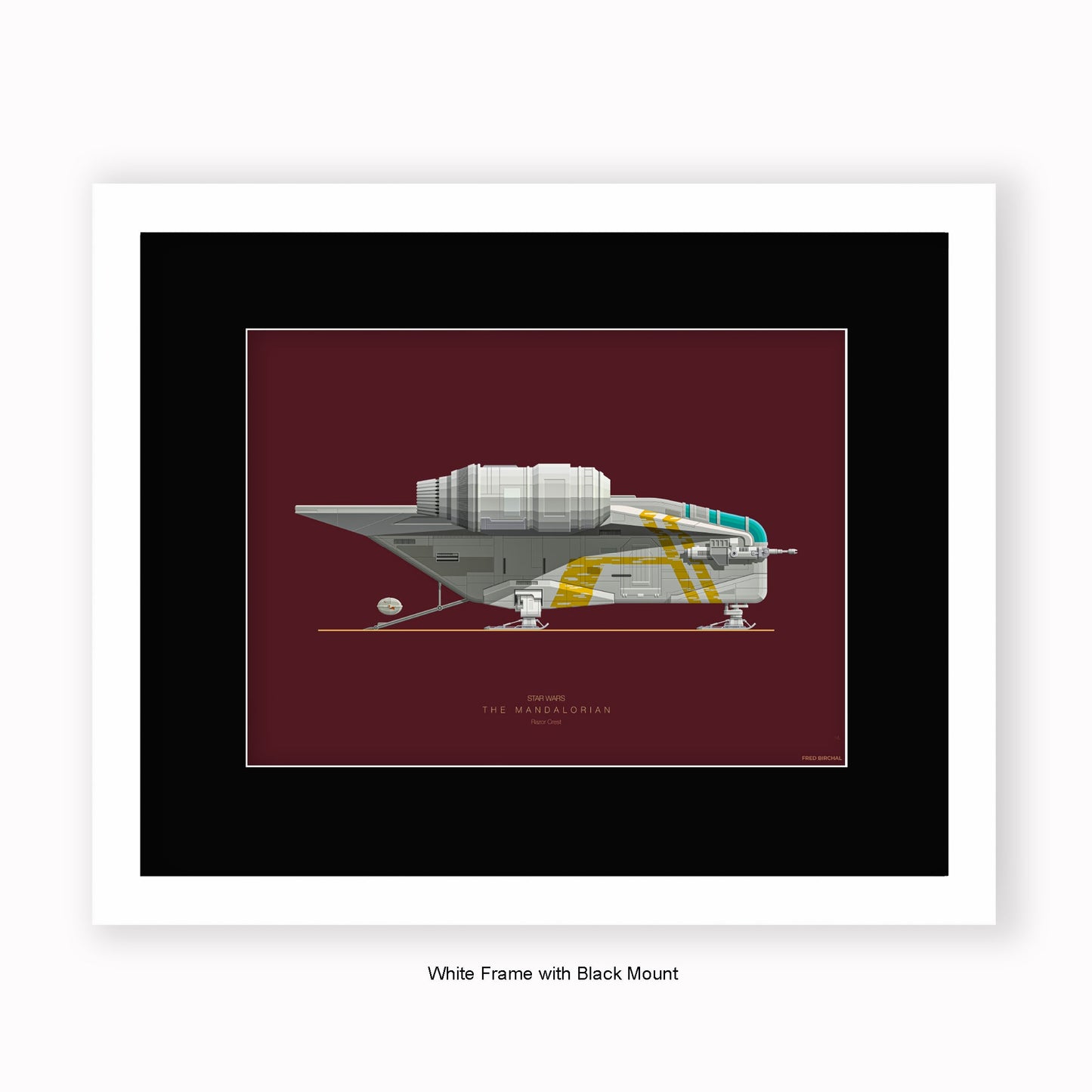 Star Wars - The Mandalorian - Mounted & Framed Art print