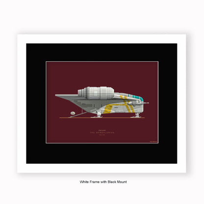 Star Wars - The Mandalorian - Mounted & Framed Art print