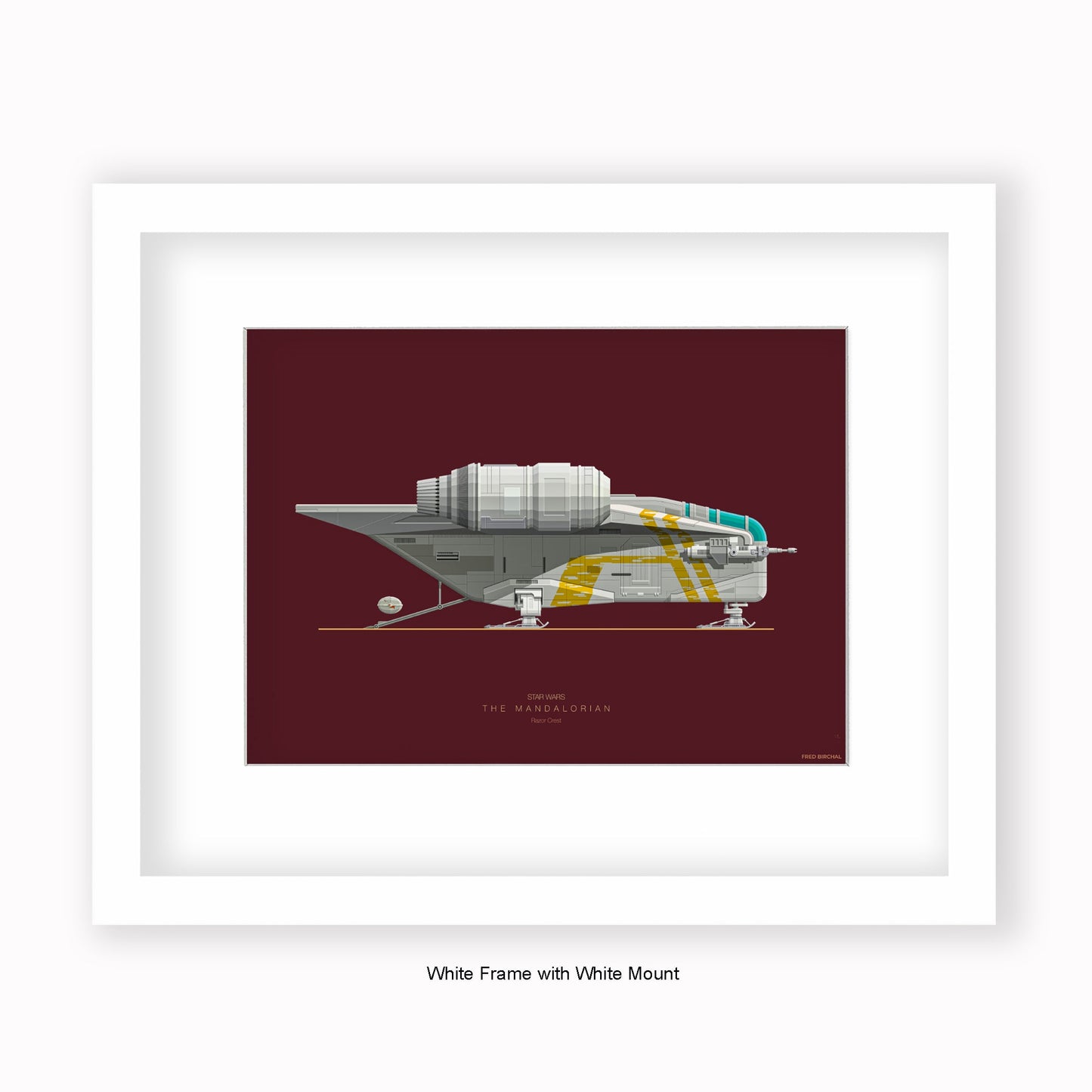 Star Wars - The Mandalorian - Mounted & Framed Art print