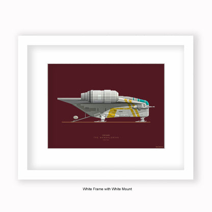 Star Wars - The Mandalorian - Mounted & Framed Art print