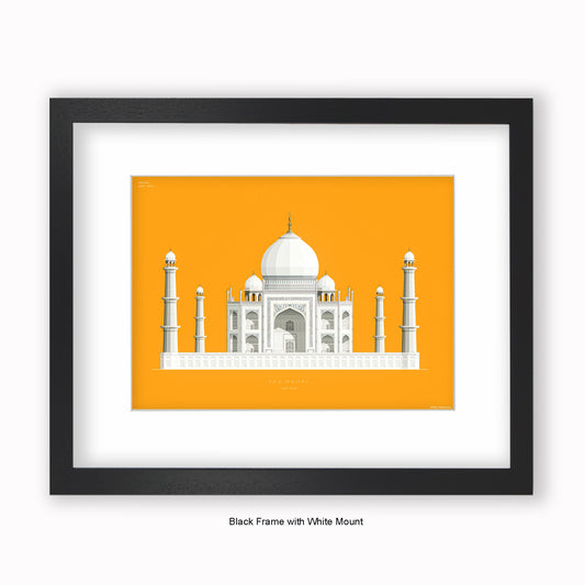 Taj Mahal - Mounted & Framed Art print