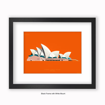 Sydney Opera House - Mounted & Framed Art print