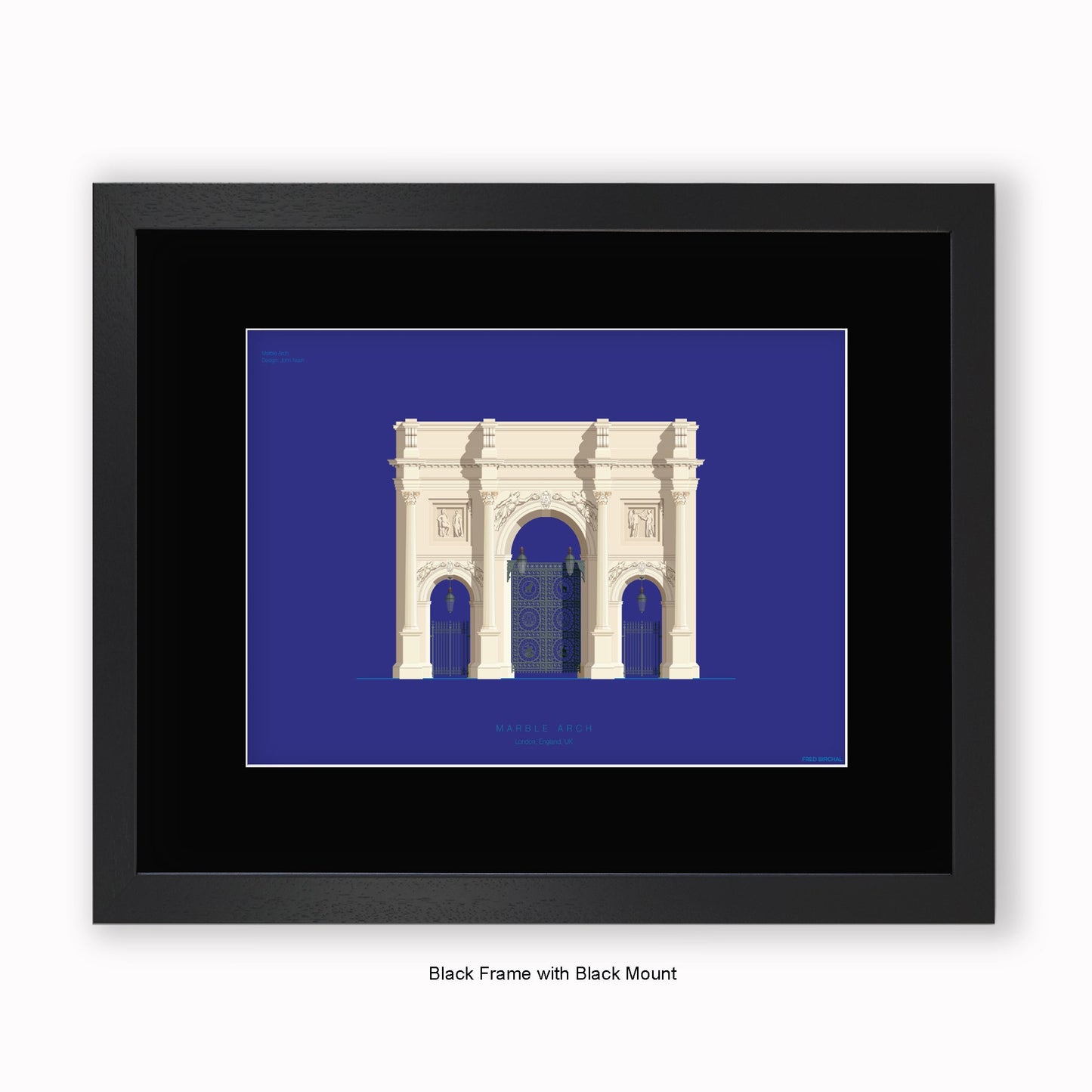 Marble Arch - London - Mounted & Framed Art print
