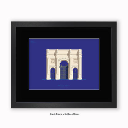 Marble Arch - London - Mounted & Framed Art print