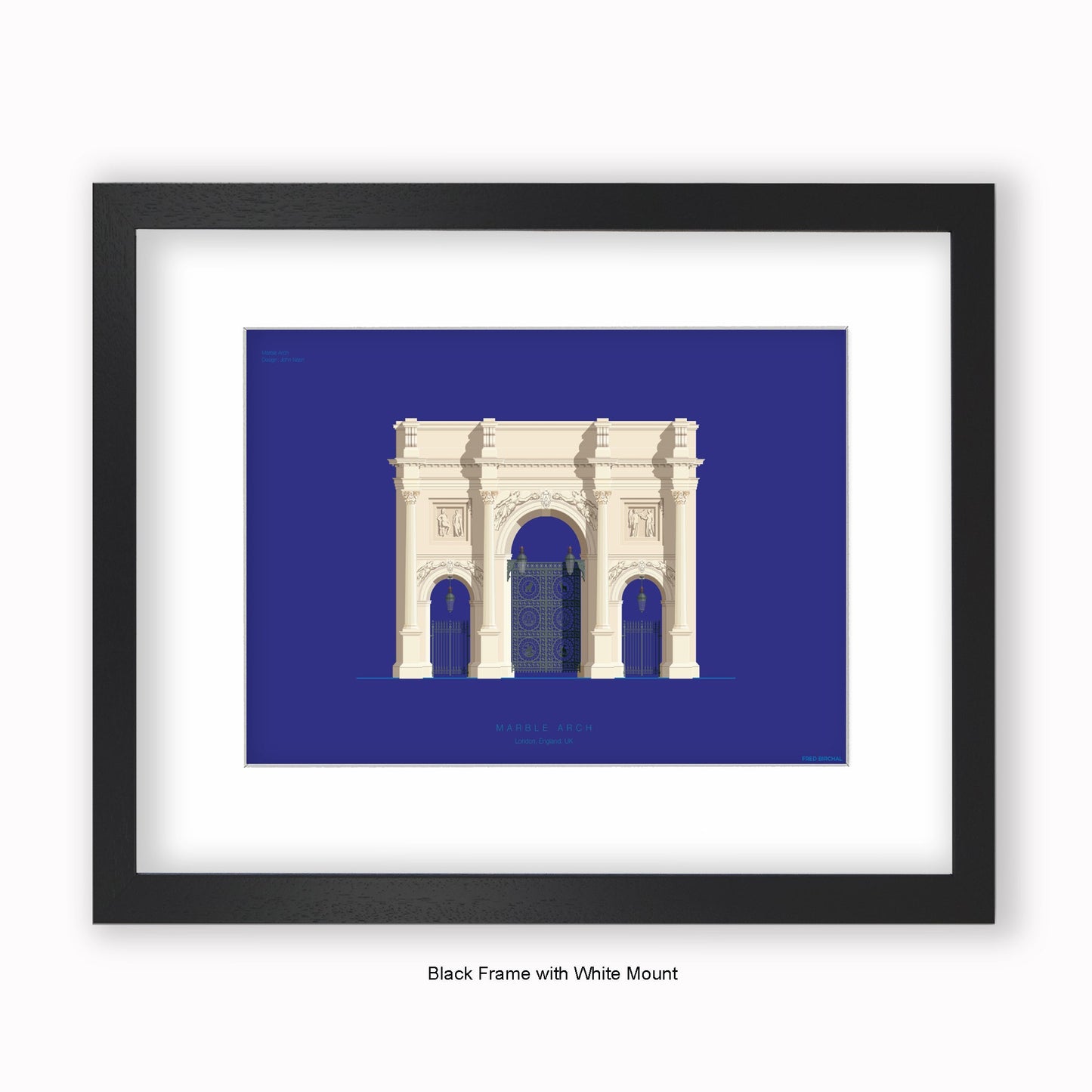 Marble Arch - London - Mounted & Framed Art print