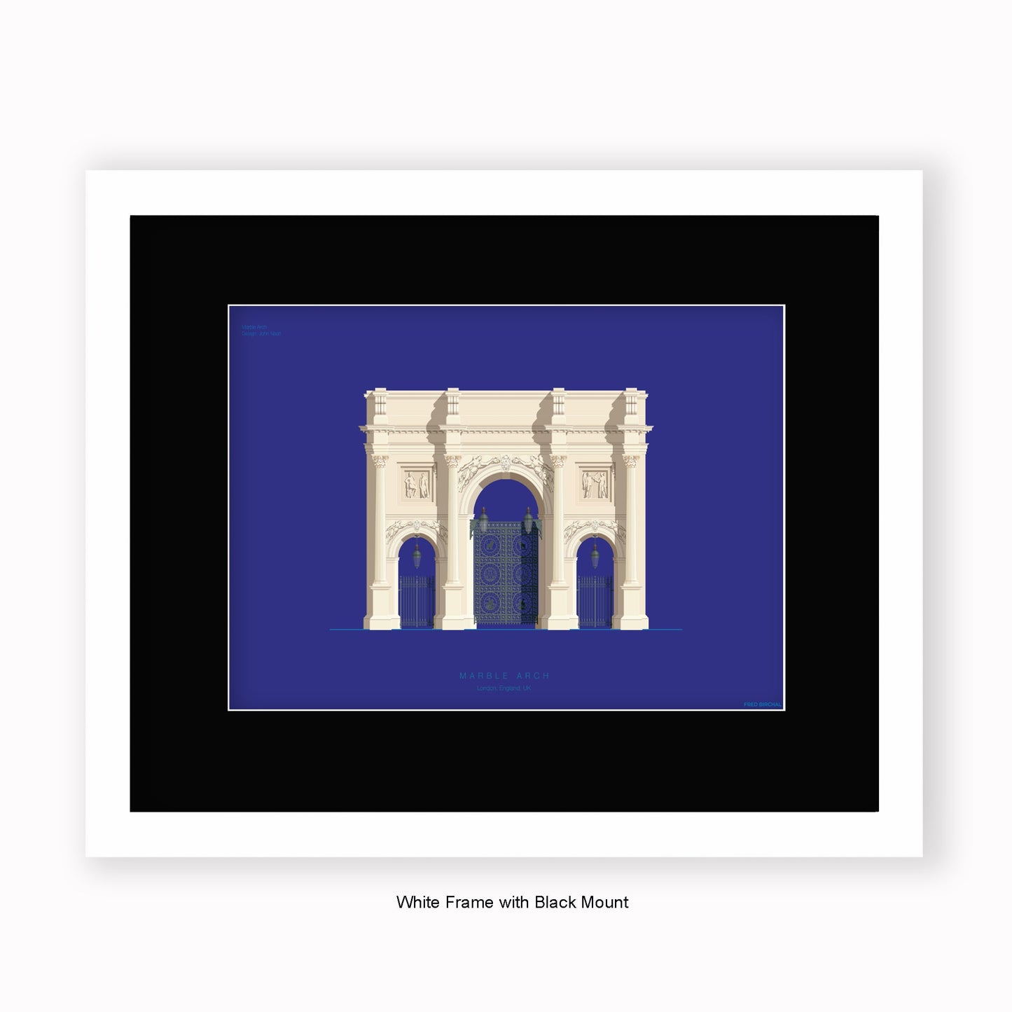 Marble Arch - London - Mounted & Framed Art print