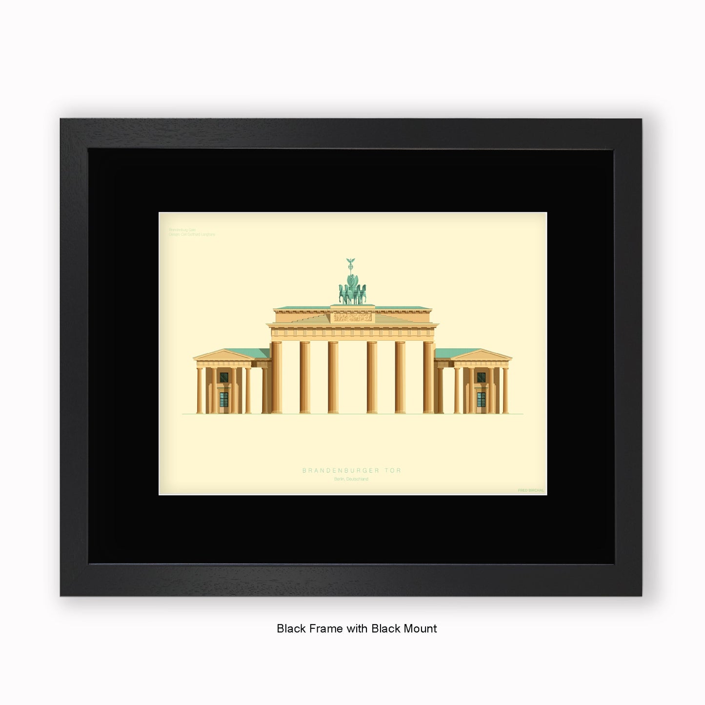Brandenburger Tor - Berlin - Mounted & Framed Art print