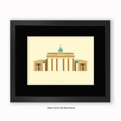 Brandenburger Tor - Berlin - Mounted & Framed Art print