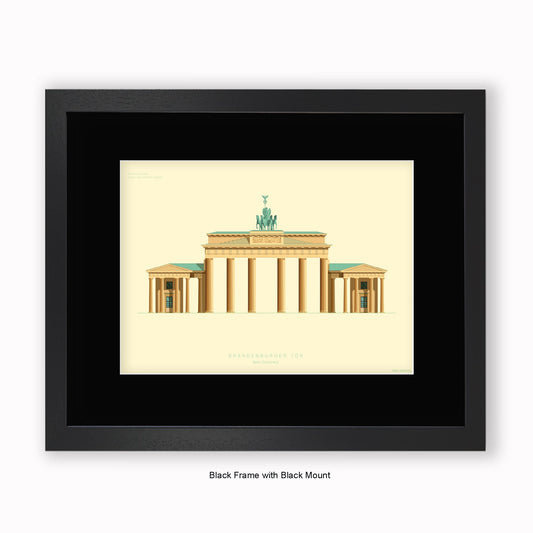 Brandenburger Tor - Berlin - Mounted & Framed Art print