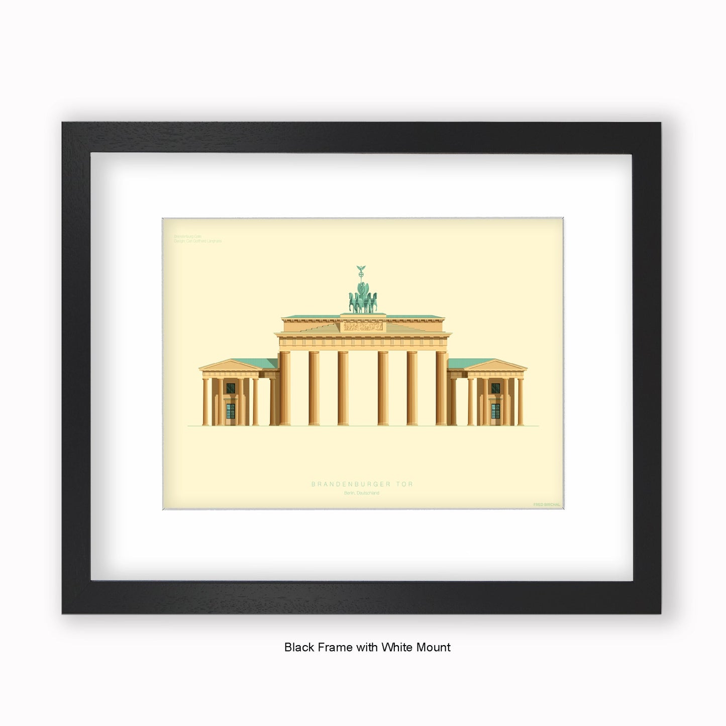 Brandenburger Tor - Berlin - Mounted & Framed Art print
