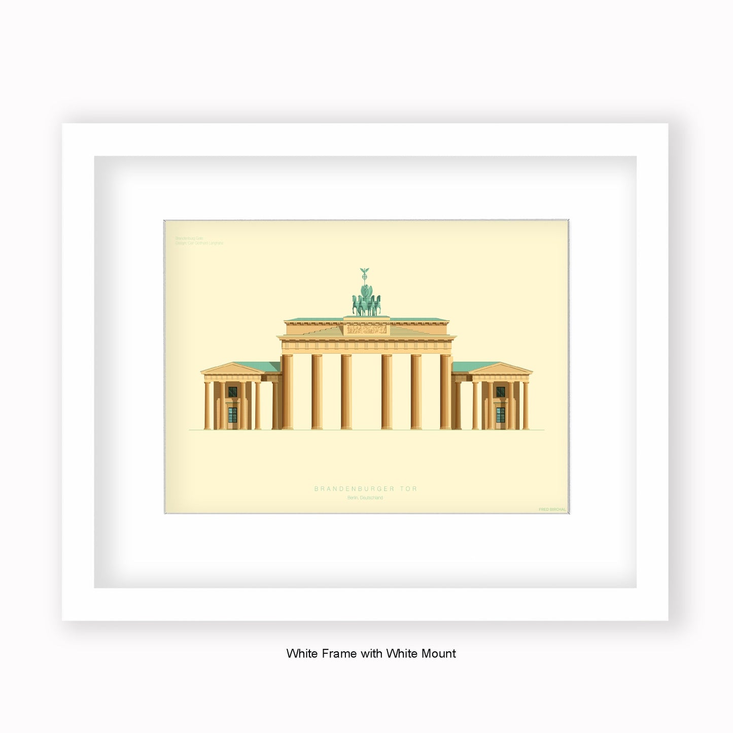 Brandenburger Tor - Berlin - Mounted & Framed Art print