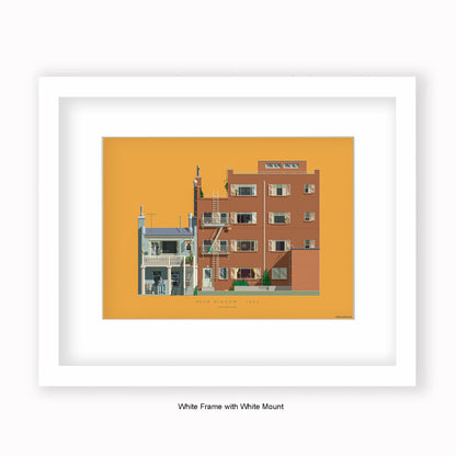 Rear Window - Mounted & Framed Art print