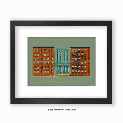 Once Upon A Time In America - Mounted & Framed Art print