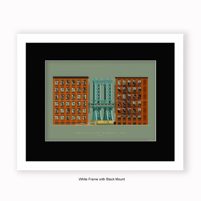 Once Upon A Time In America - Mounted & Framed Art print