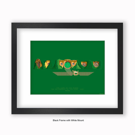 Lord of The Rings House - Mounted & Framed Art print