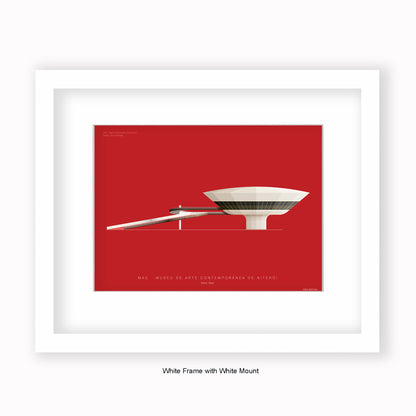 Museu de Arte Contemporânea de Niterói - Mounted & Framed Art print