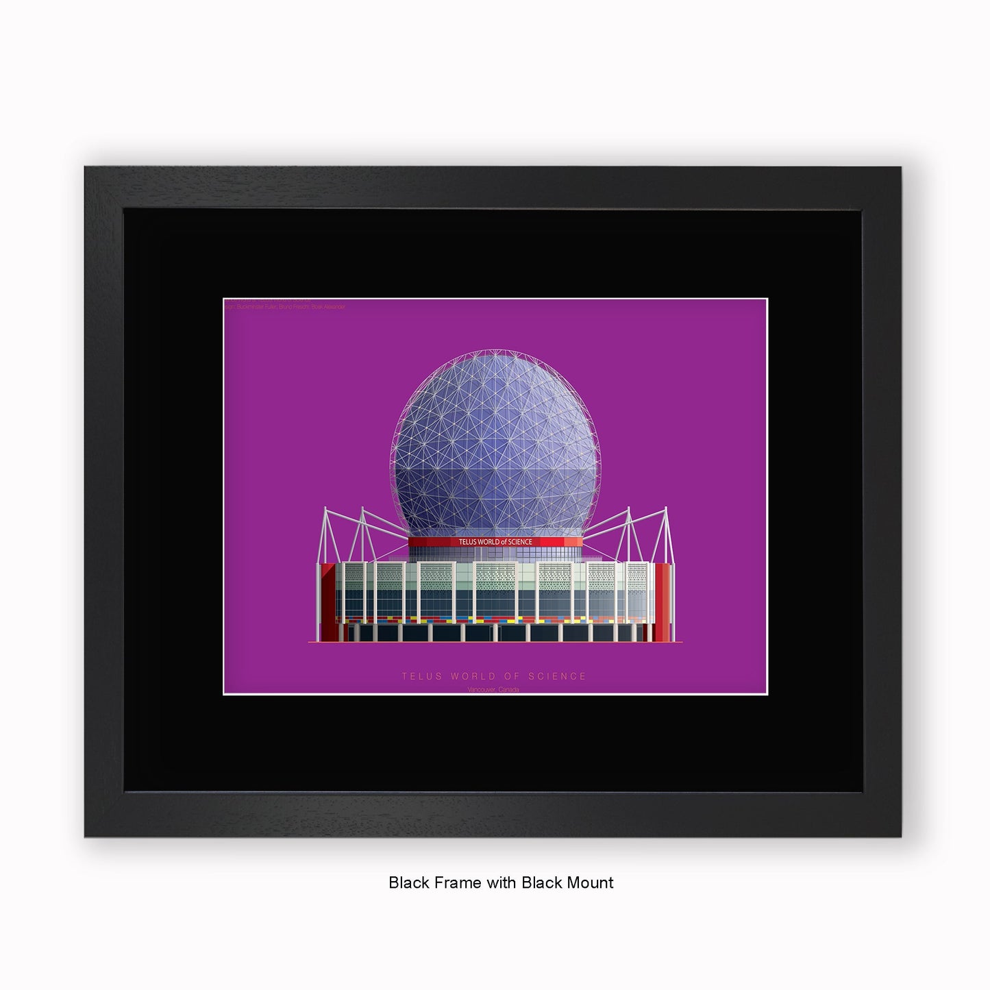 Science World at TELUS World of Science - Vancouver - Mounted & Framed Art print
