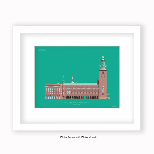 Stockholm City Hall - Stockholm - Mounted & Framed Art print