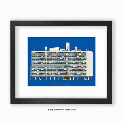 Unite d'habitation - Marseille  - Mounted & Framed Art print