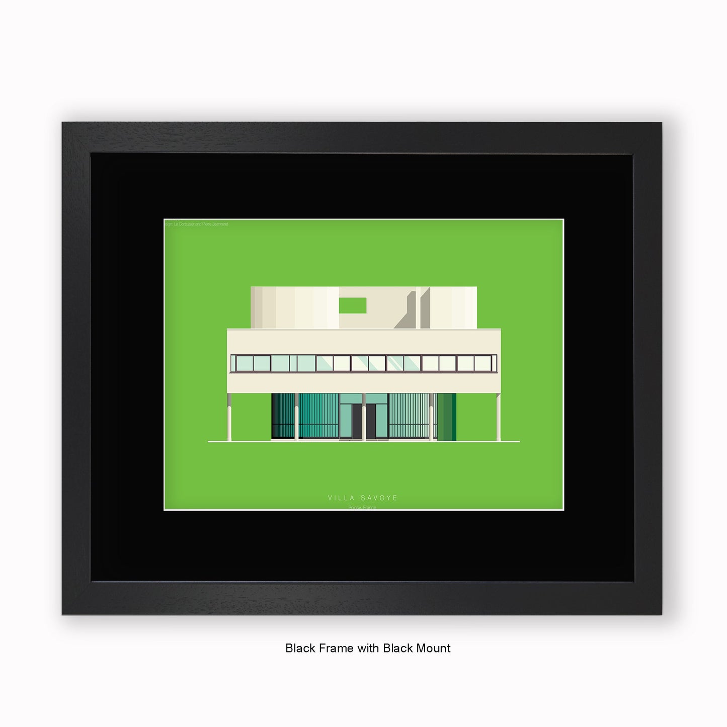 Villa Savoye - Poissy - Mounted & Framed Art print