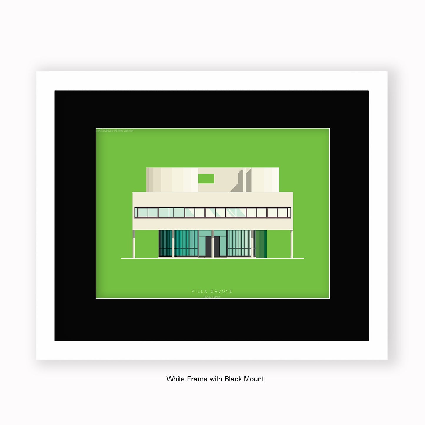Villa Savoye - Poissy - Mounted & Framed Art print