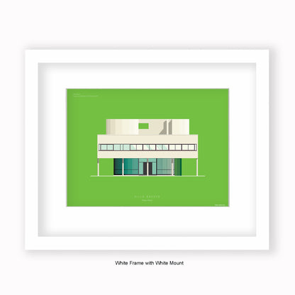 Villa Savoye - Poissy - Mounted & Framed Art print