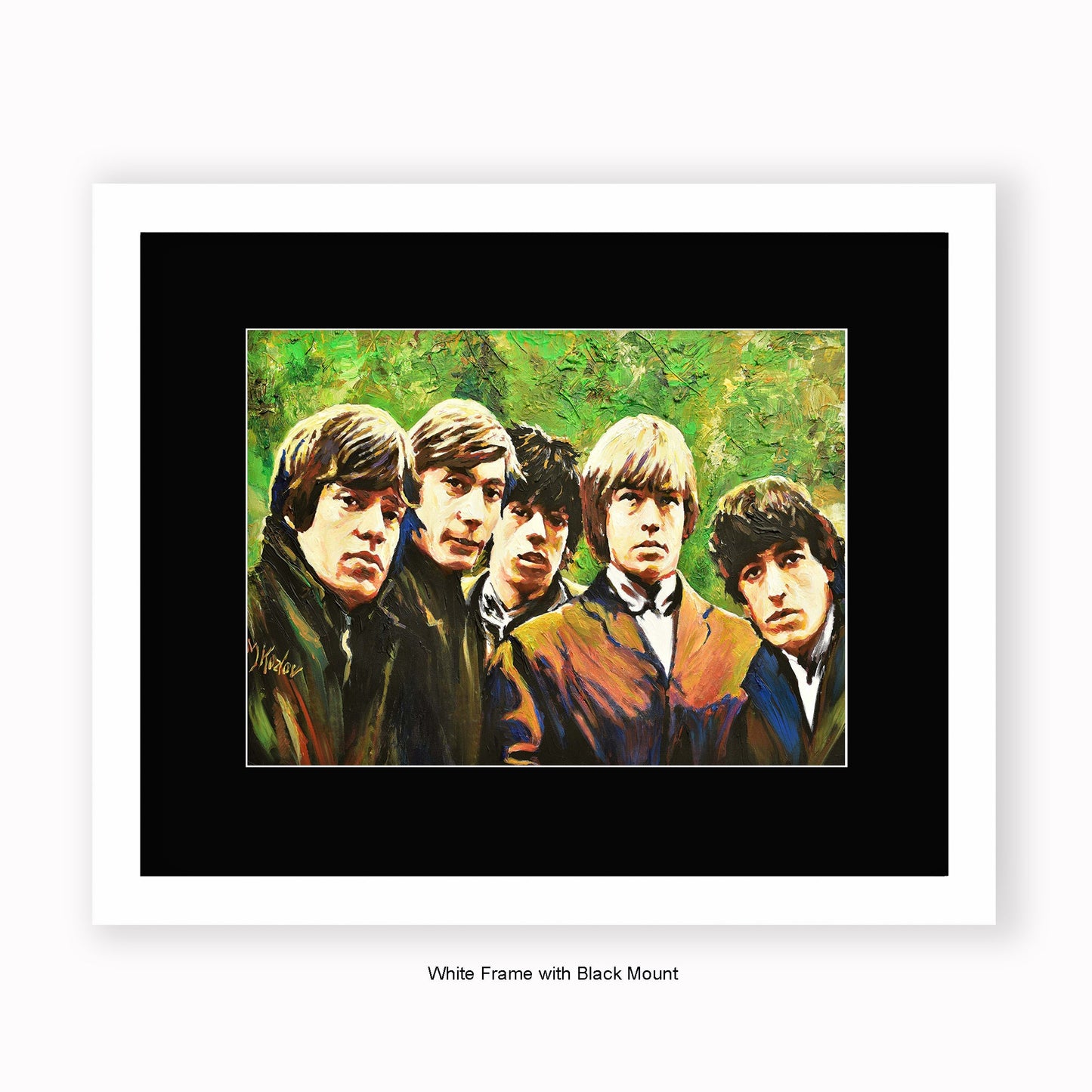 Rolling Stones - Green - Mounted & Framed Art Print