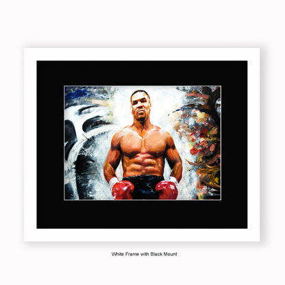 Mike Tyson - Mounted & Framed Art Print