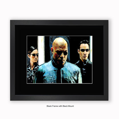 Matrix - Trio - Mounted & Framed Art Print