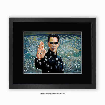 Matrix - Neo - Mounted & Framed Art Print