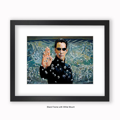 Matrix - Neo - Mounted & Framed Art Print