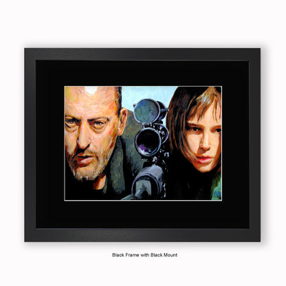 Leon - Telescope - Mounted & Framed Art Print