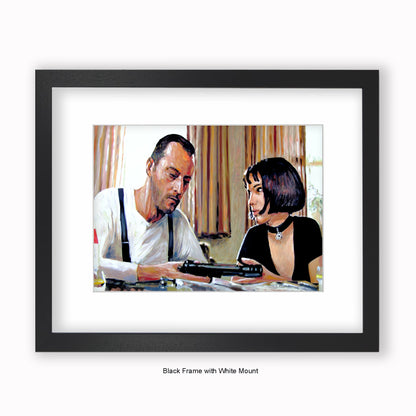 Leon - Pistol - Mounted & Framed Art Print