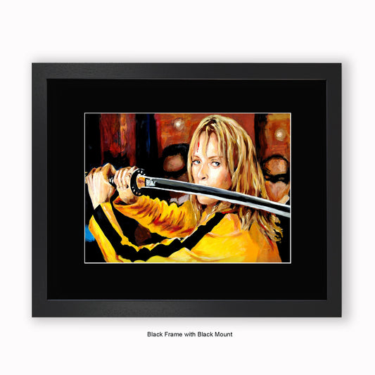Kill Bill - Sword - Mounted & Framed Art Print