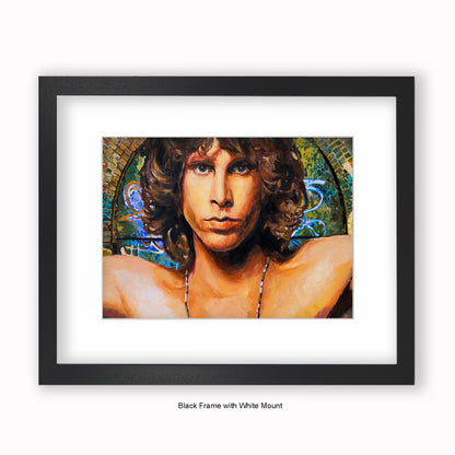 Jim Morrison - Mounted & Framed Art Print