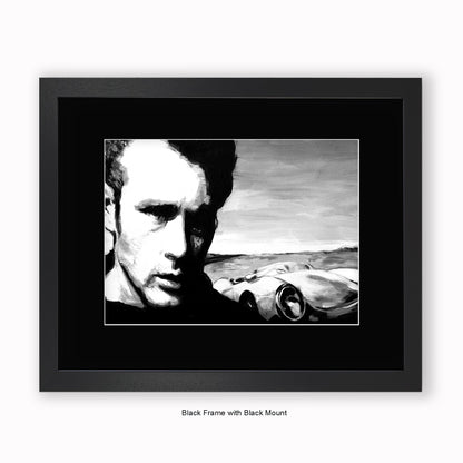 James Dean - Mounted & Framed Art Print