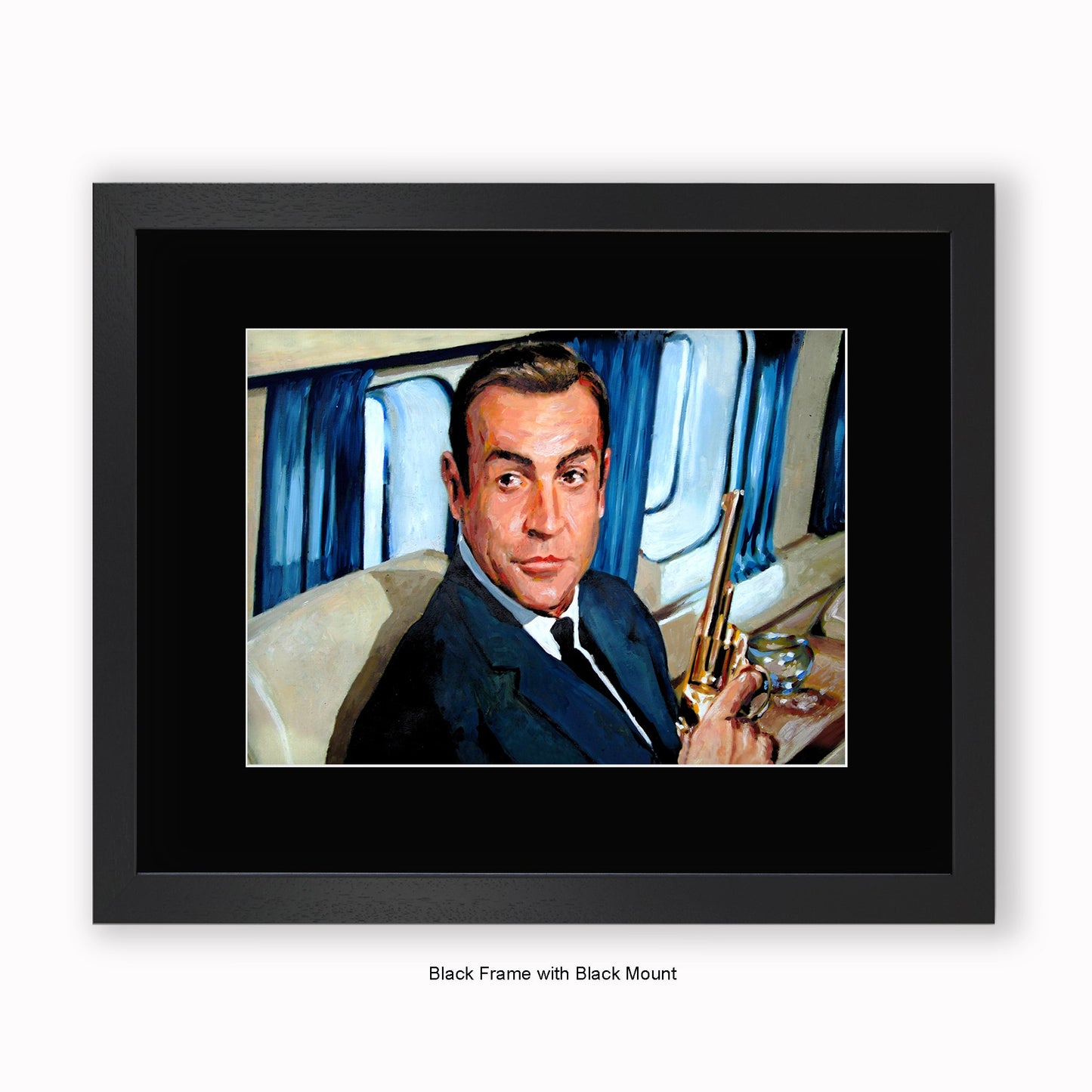 Sean Connory - Mounted & Framed Art Print