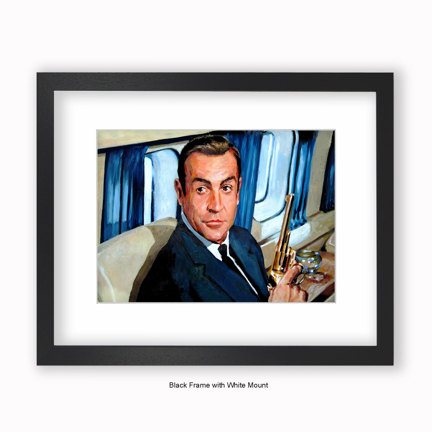 Sean Connory - Mounted & Framed Art Print