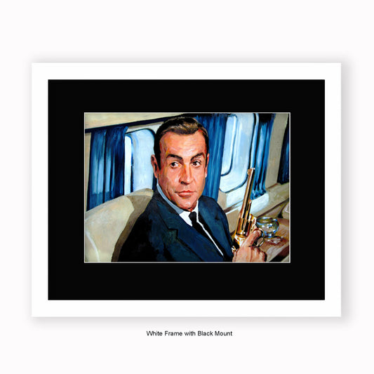 Sean Connory - Mounted & Framed Art Print