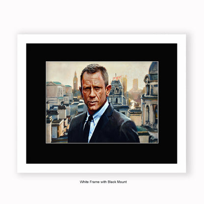 Daniel Craig - Mounted & Framed Art Print