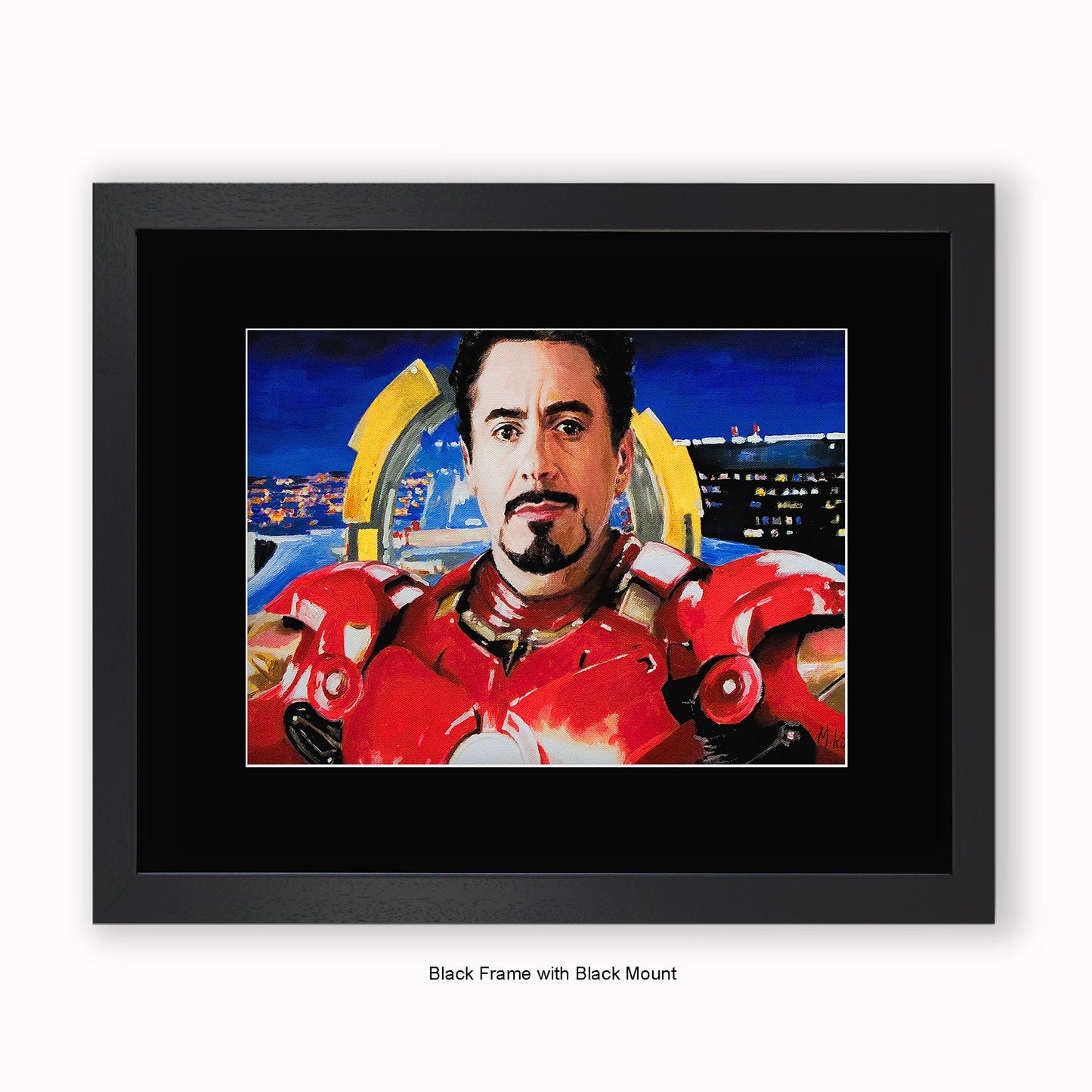 Iron Man - Robert Downey Jr. - Mounted & Framed Art Print